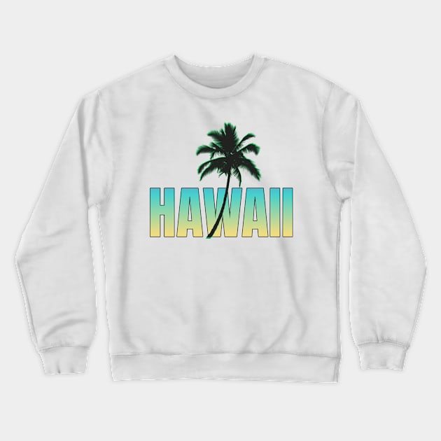 Hawaii t-shirt designs Crewneck Sweatshirt by Coreoceanart